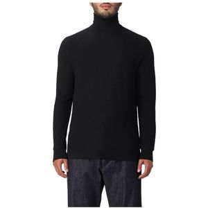 Paolo Pecora, Heren, Truien, Zwart, Maat: L