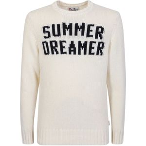 MC2 Saint Barth, Heren, Truien, Wit, Maat: S Wol,