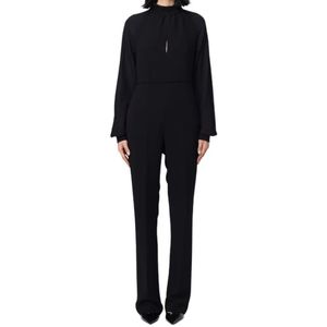 PT Torino, Dames, Jumpsuits & Playsuits, Zwart, Maat: S Leer,