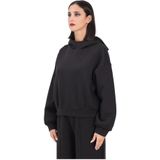 PUMA Wardrobe Essentials oversized hoodie voor Dames, Zwart, Maat XXS
