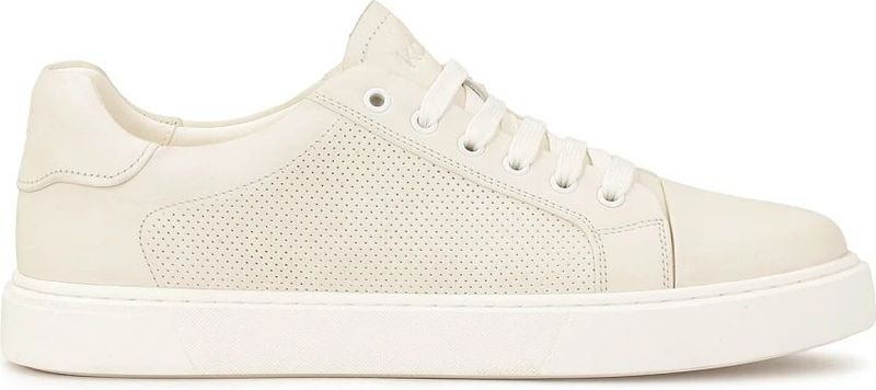 Kazar - Comfortabele Herensneakers - Wit - Leer