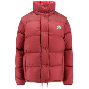 Moncler, Dames, Jassen, Rood, Maat: M Polyamide,