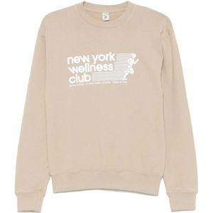 Sporty & Rich, Dames, Sweatshirts & Hoodies, Beige, Maat: L
