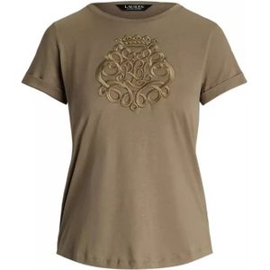 Ralph Lauren, Dames, Tops, Beige, Maat: M