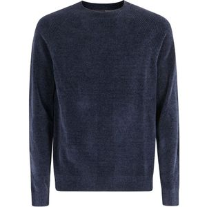 Rrd, Heren, Truien, Blauw, Maat: M Velours,