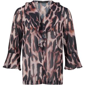 Betty Barclay - Romantische Chiffonblouse - Veelkleurig - Dames