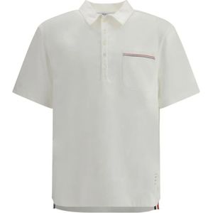 Thom Browne, Heren, Tops, Wit, Maat: S Jersey,