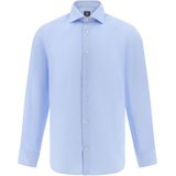 Boggi Milano - Overhemd - Lichtblauw - Comfort Fit - Lange Mouw