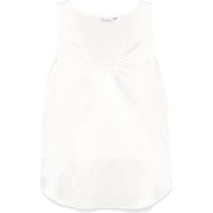 Max Mara, Dames, Tops, Wit, Maat: S