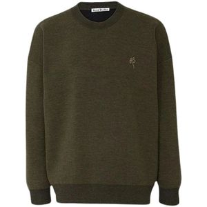 Acne Studios, Heren, Truien, Groen, Maat: S Katoen,
