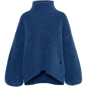 Hést, Dames, Truien, Blauw, Maat: S Wol,