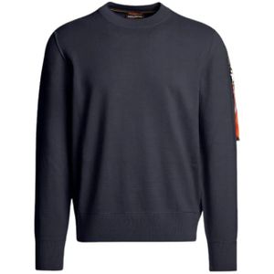 Parajumpers, Heren, Sweatshirts & Hoodies, Blauw, Maat: M Katoen,