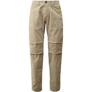 C.p. Company, Heren, Broeken, Beige, Maat: L Satijn,