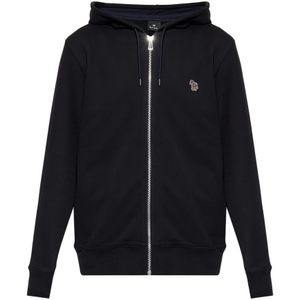 PS By Paul Smith, Heren, Sweatshirts & Hoodies, Zwart, Maat: 2XL Katoen,