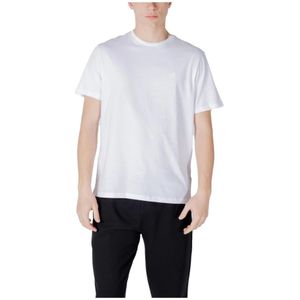 Calvin Klein Jeans, Heren, Tops, Wit, Maat: L Katoen,