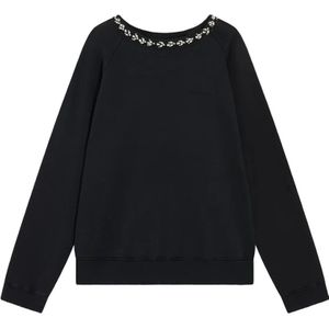 Semicouture, Dames, Sweatshirts & Hoodies, Grijs, Maat: XS Katoen,