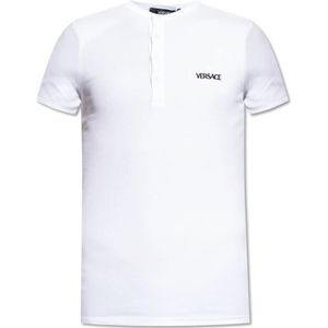 Versace, Heren, Tops, Wit, Maat: XL Katoen,