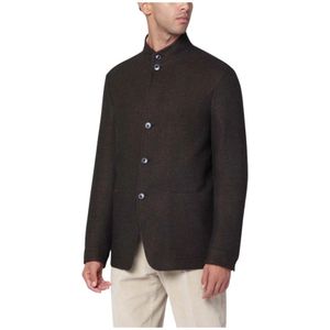 Zegna, Heren, Jassen, Bruin, Maat: L