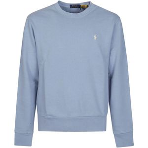 Ralph Lauren, Heren, Sweatshirts & Hoodies, Blauw, Maat: L Katoen,