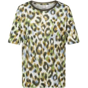Rabe - T-shirt - Kaki - Luipaard-look