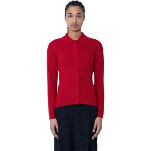 Dries Van Noten, Dames, Truien, Rood, Maat: XS Wol,