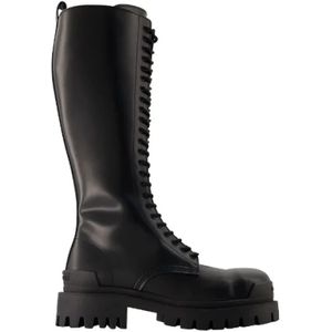 Balenciaga Leather boots , Black , Dames , Maat: 39 EU