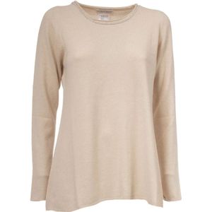 Le Tricot Perugia, Dames, Tops, Beige, Maat: S Zijde,
