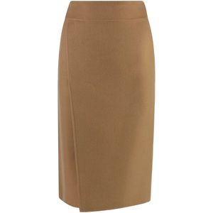Malo, Dames, Rokken, Bruin, Maat: L Kasjmier,