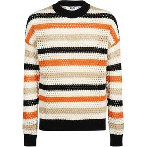 Msgm, Heren, Truien, Veelkleurig, Maat: L Katoen,