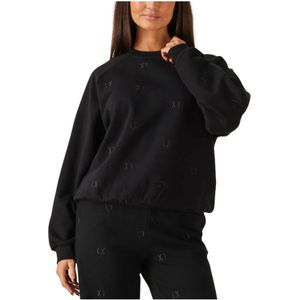 Alix The Label - Gebreide Trui - Zwart - Katoen