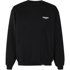 Represent, Heren, Sweatshirts & Hoodies, Zwart, Maat: S Katoen,