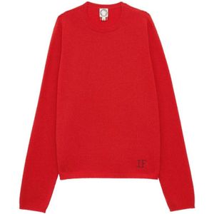 Ines de la Fressange Paris, Dames, Truien, Rood, Maat: XL Wol,