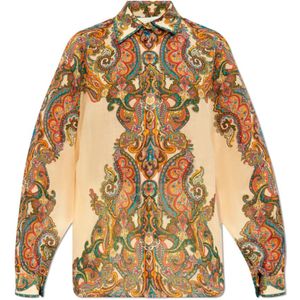 Zimmermann, Dames, Blouses & Shirts, Beige, Maat: S