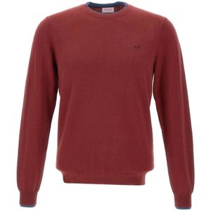 Sun68, Heren, Truien, Rood, Maat: S Katoen,