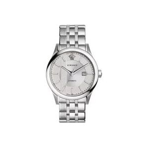 Versace Aiakos Automatisch Horloge Swiss Made , Gray , Heren , Maat: ONE Size
