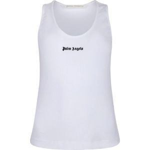 Palm Angels, Dames, Tops, Wit, Maat: M Katoen,