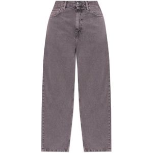 Carhartt WIP - Hoge Taille Jeans - Paars - Dames