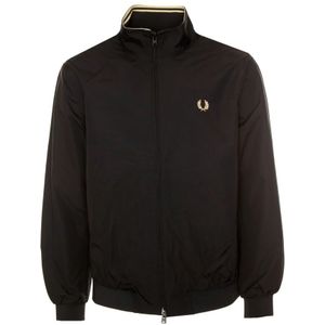 Fred Perry, Heren, Jassen, Zwart, Maat: 2XL Poliester,