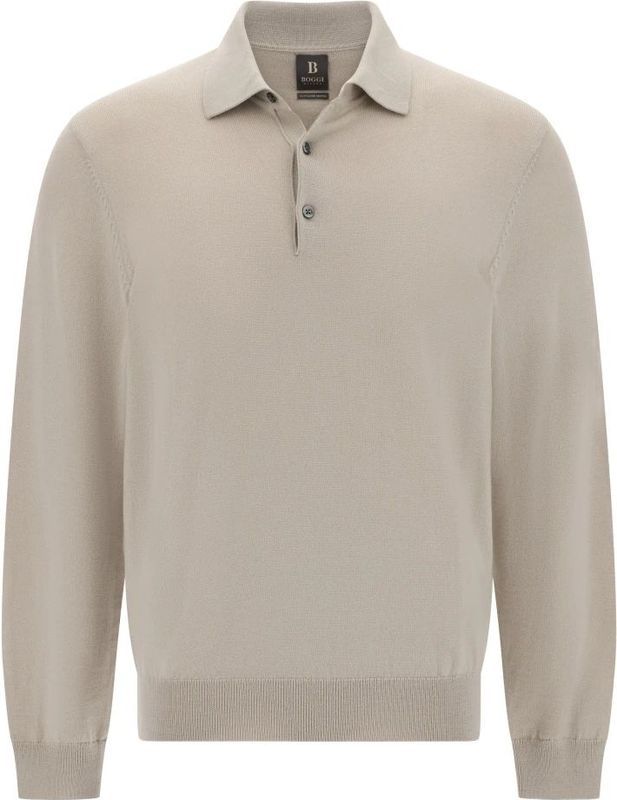 Boggi Milano - Trui - Sand - Knitwear - Lange Mouw