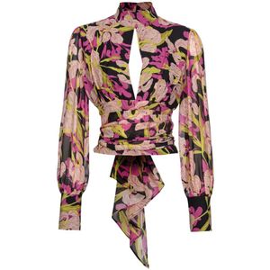 Pinko, Dames, Blouses & Shirts, Veelkleurig, Maat: XS