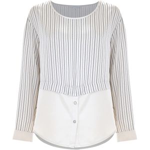 Kocca, Dames, Blouses & Shirts, Beige, Maat: L