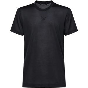 Dolce & Gabbana, Heren, Tops, Blauw, Maat: 2XL Katoen,