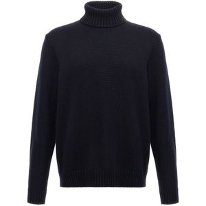 Zanone, Heren, Truien, Blauw, Maat: M Wol,