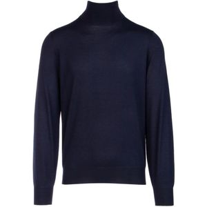 Brunello Cucinelli, Heren, Truien, Blauw, Maat: XL