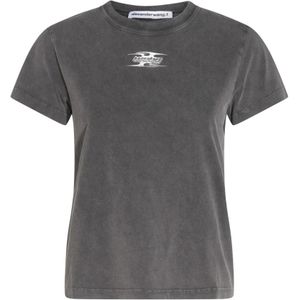 Alexander Wang, Dames, Tops, Grijs, Maat: S Katoen,