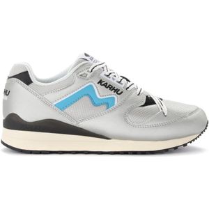 Karhu Sneakers van mesh en zilver met blauwe en roze details , Gray , Dames , Maat: 39 EU