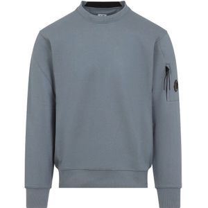 C.p. Company, Heren, Sweatshirts & Hoodies, Grijs, Maat: M Katoen,
