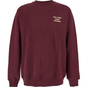 Drole de Monsieur, Heren, Sweatshirts & Hoodies, Rood, Maat: XL Katoen,
