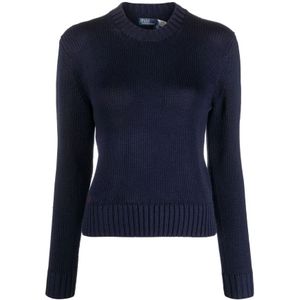 Polo Ralph Lauren, Dames, Truien, Blauw, Maat: L Katoen,