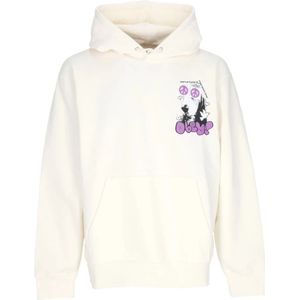 Obey, Heren, Sweatshirts & Hoodies, Beige, Maat: XL Katoen,